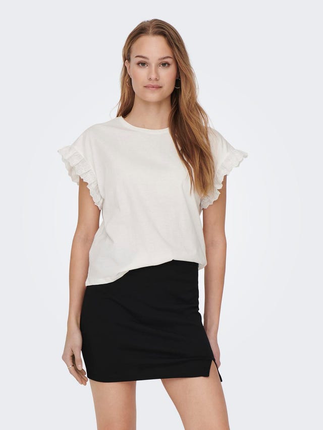 ONLY Regular Fit Round Neck Top - 15255618