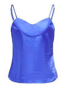 ONLY Regular Fit U-Neck Top -Dazzling Blue - 15255634