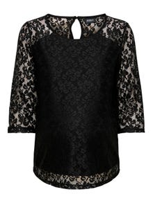 ONLY Mama Lace Top -Black - 15255695