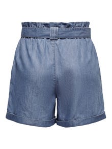 ONLY ONLBea holgados tiro alto Pantalones cortos vaqueros -Medium Blue Denim - 15255715