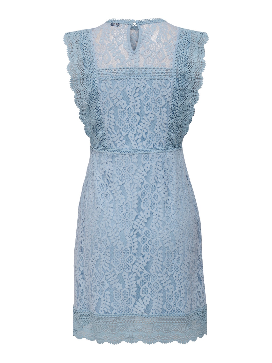 ONLY Regular fit O-hals Korte jurk -Cashmere Blue - 15255736