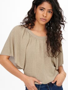 ONLY O-Neck Pullover -Chateau Gray - 15255918