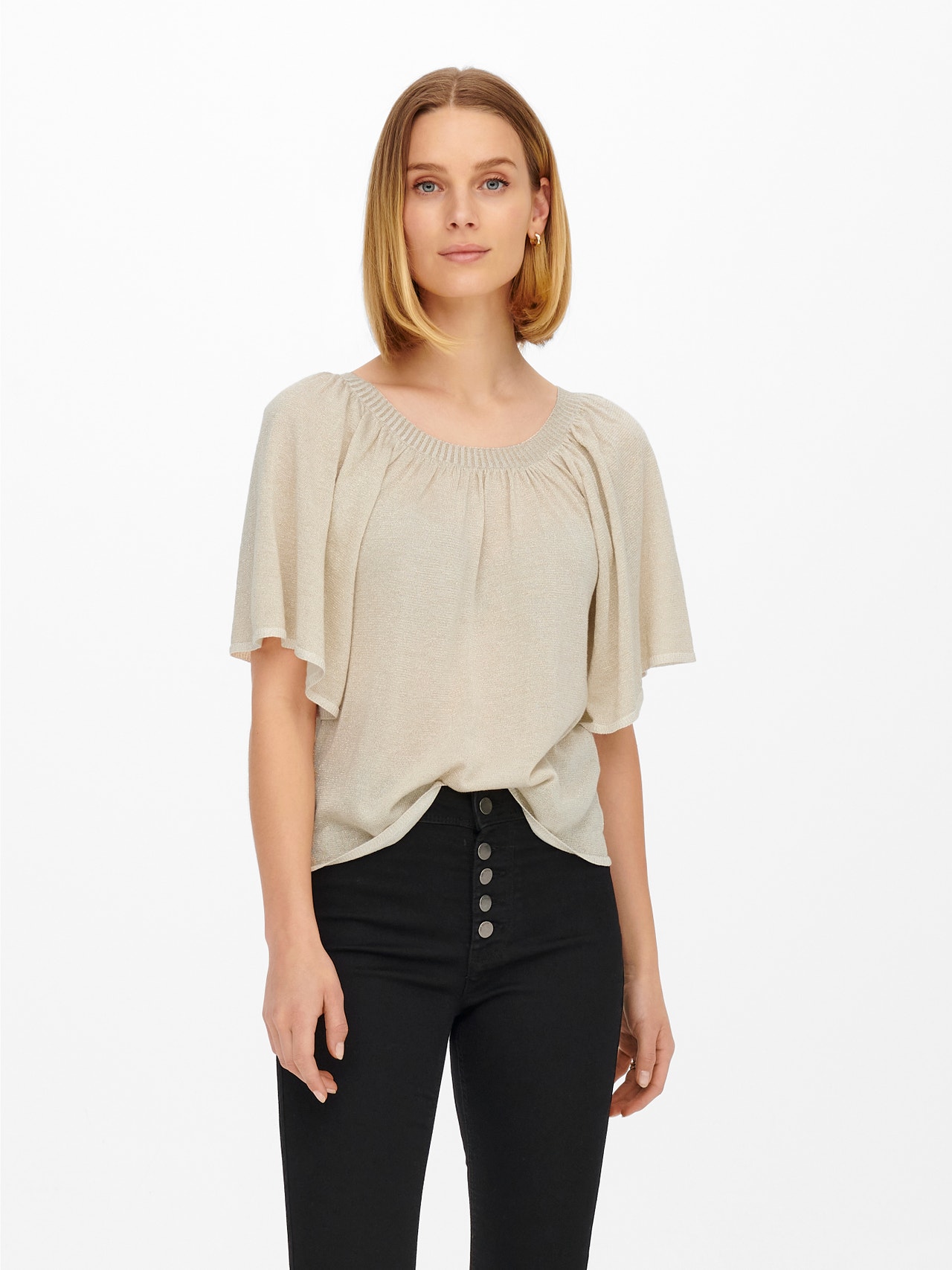 ONLY Pull-overs Col rond -Cloud Dancer - 15255918
