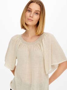 ONLY Pull-overs Col rond -Cloud Dancer - 15255918
