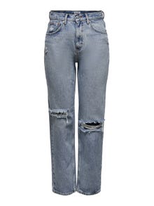 ONLY ONLInc Robyn Life X high-waist jeans -Light Blue Denim - 15255943