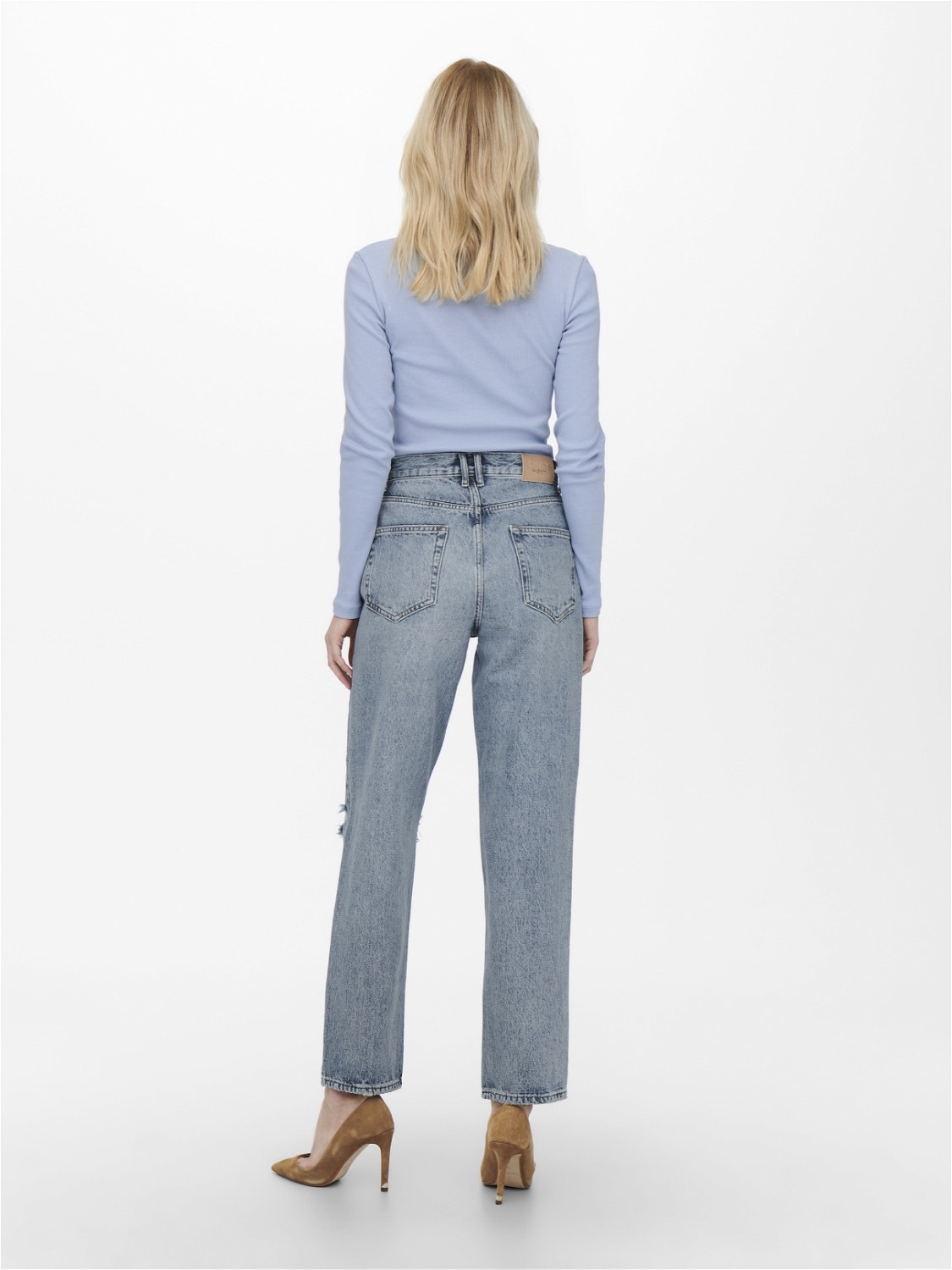 ONLY ONLInc Robyn Life X high-waist jeans -Light Blue Denim - 15255943