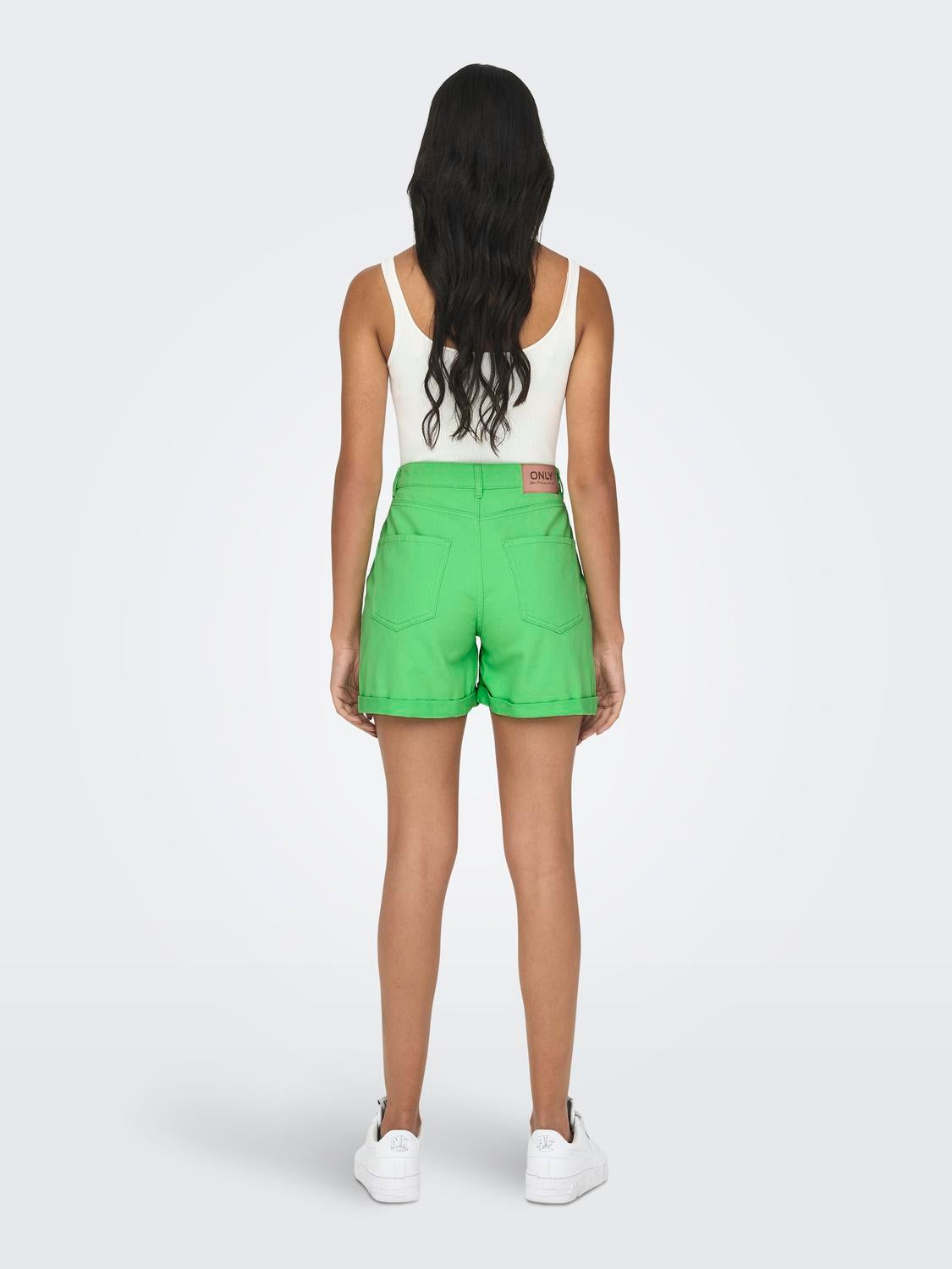 Neon high store waisted shorts