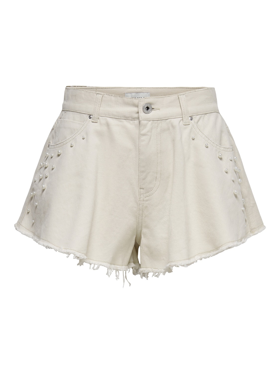 ONLY High waist Shorts -Whitecap Gray - 15255970