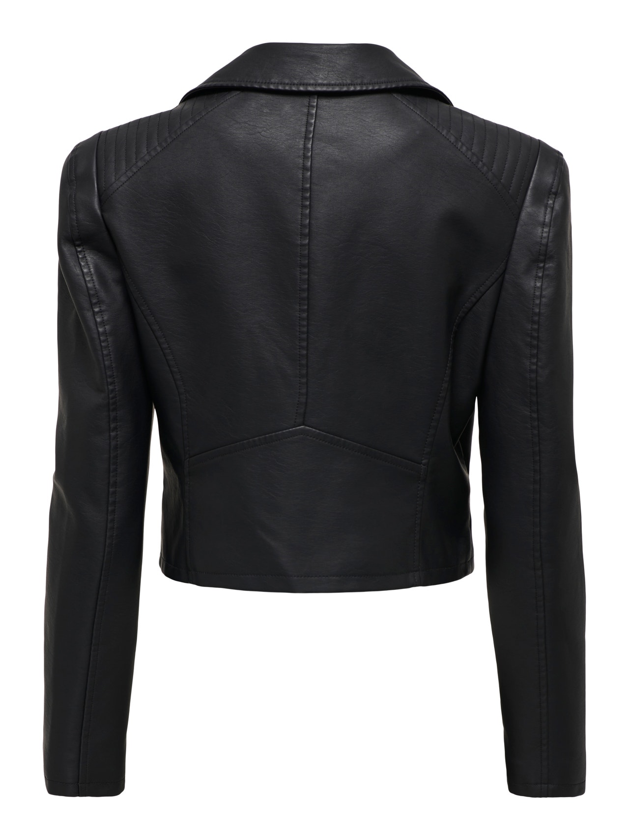 ONLY Cropped biker jacket -Black - 15255981