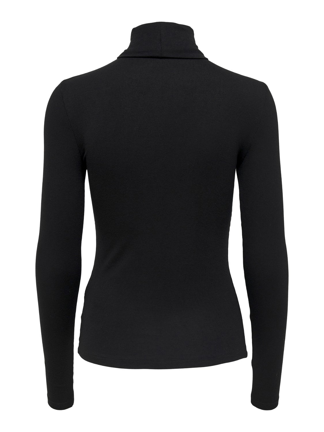 Regular Fit Roll neck Top Black ONLY