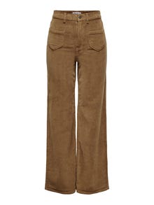 ONLY Corduroy Trousers -Toasted Coconut - 15256054
