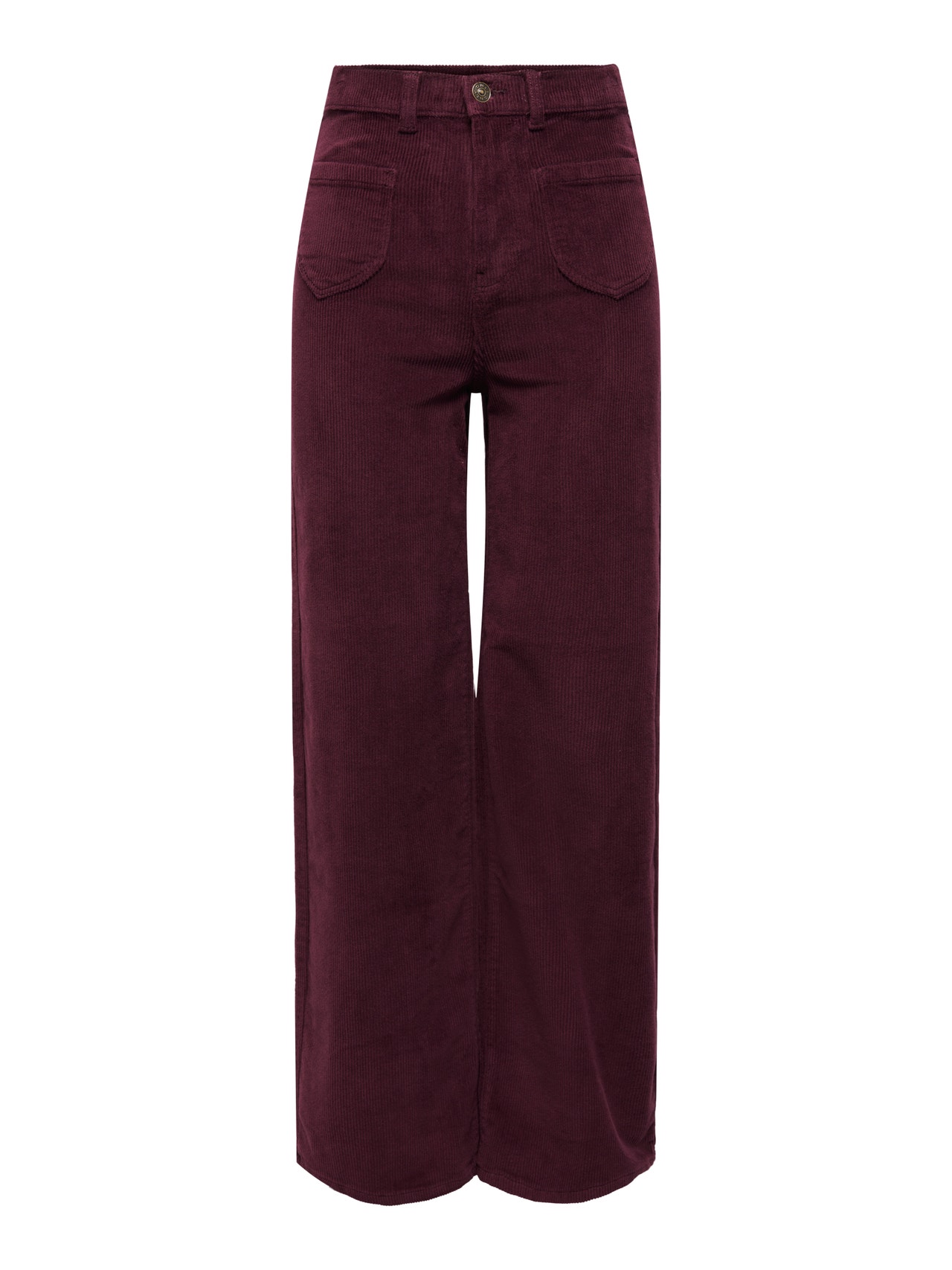 ONLY ONLHOPE Straight Fit Trousers -Winetasting - 15256054