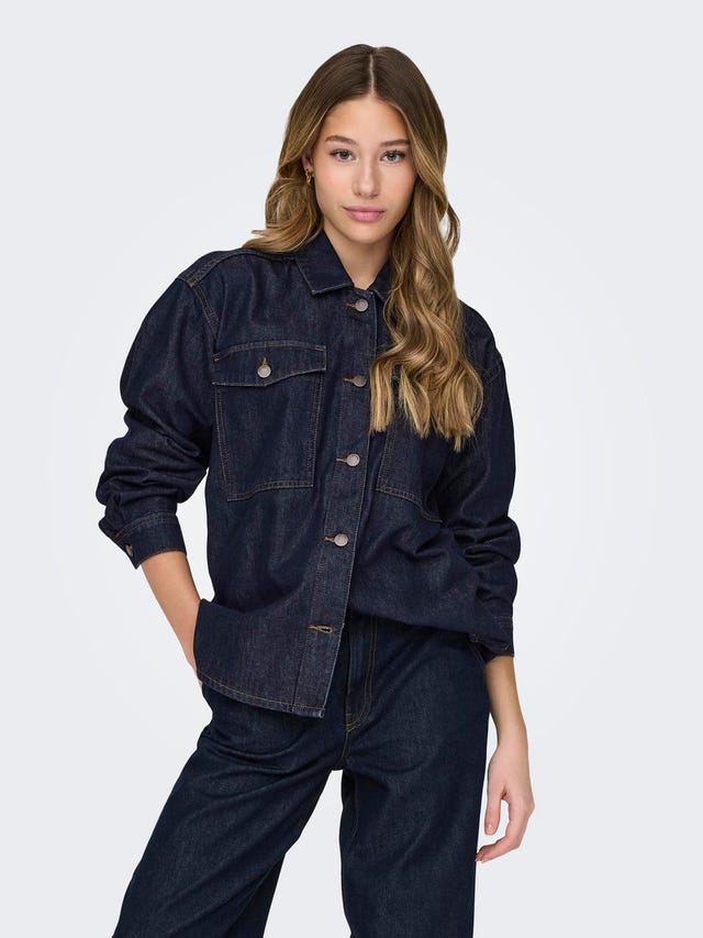 ONLY Denim jacket with buttons - 15256103