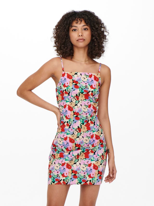 ONLY mini Patterned slip Dress - 15256177