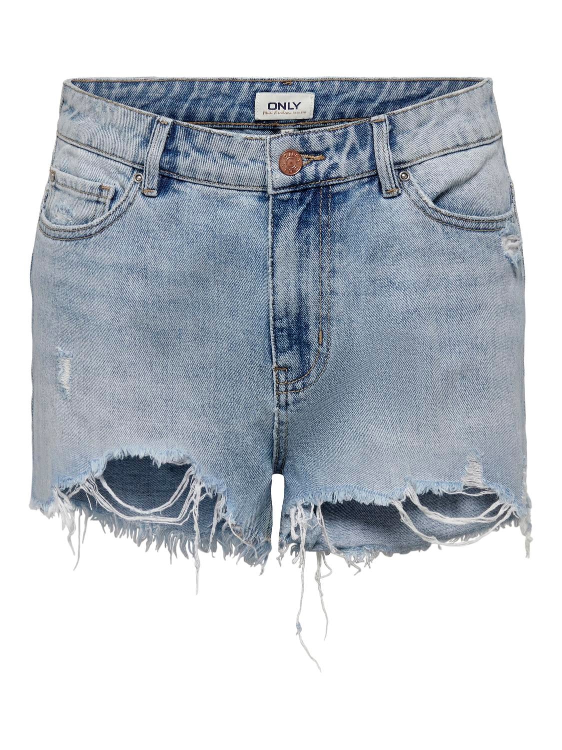 Thumbnail - -onlpacy Hohe Taille Normal Geschnitten Jeans-shorts