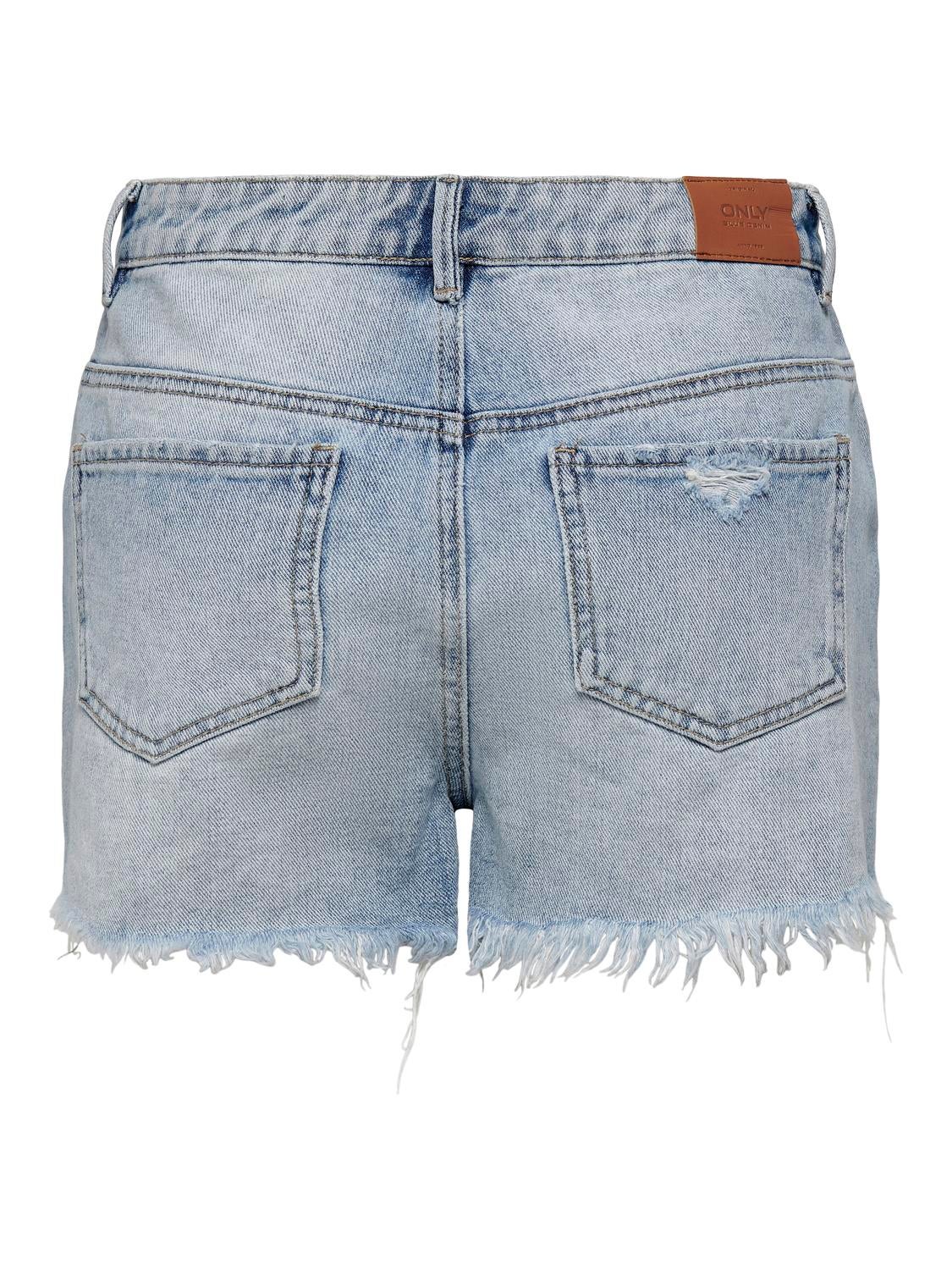 Thumbnail - -onlpacy Hohe Taille Normal Geschnitten Jeans-shorts