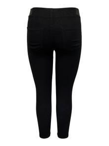 ONLY CARSally høy midje Skinny fit jeans -Black - 15256289