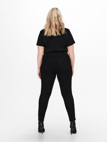 ONLY Skinny fit High waist Jeans -Black - 15256289