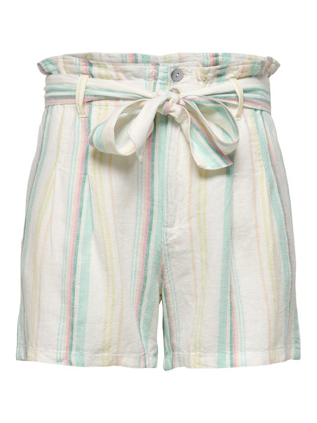 ONLY Striped linen blend Shorts - 15256302