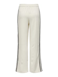 ONLY Highwaisted side panel Trousers -Eggnog - 15256350