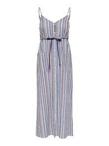 ONLY Regular Fit V-Neck Long dress -Ultramarine - 15256357
