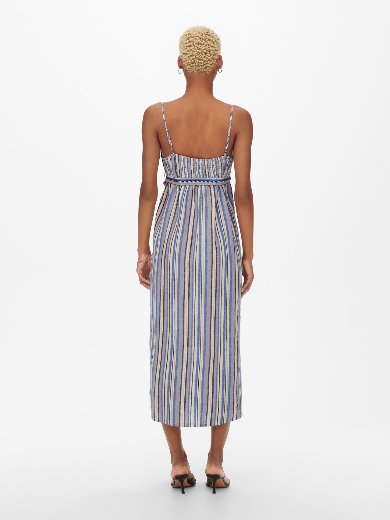 ONLY Normal geschnitten V-Ausschnitt Langes Kleid -Ultramarine - 15256357