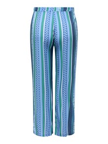ONLY Curvy printed trousers -Island Green - 15256365