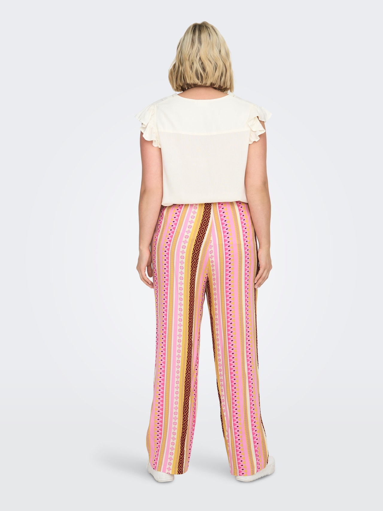 ONLY Pantalones Corte regular Cintura normal -Prism Pink - 15256365