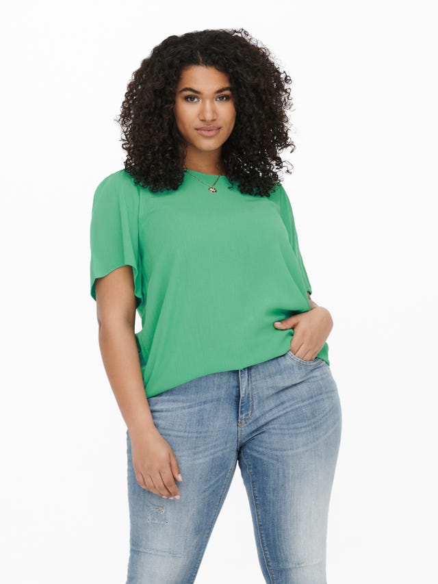 ONLY Curvy short sleeved Top - 15256424