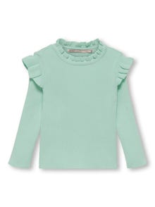 ONLY Con volantes Jersey -Mist Green - 15256475