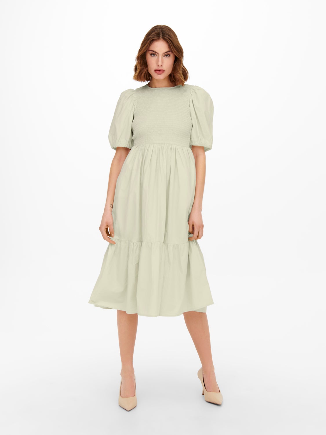 Short sleeved smock Dress with 50 