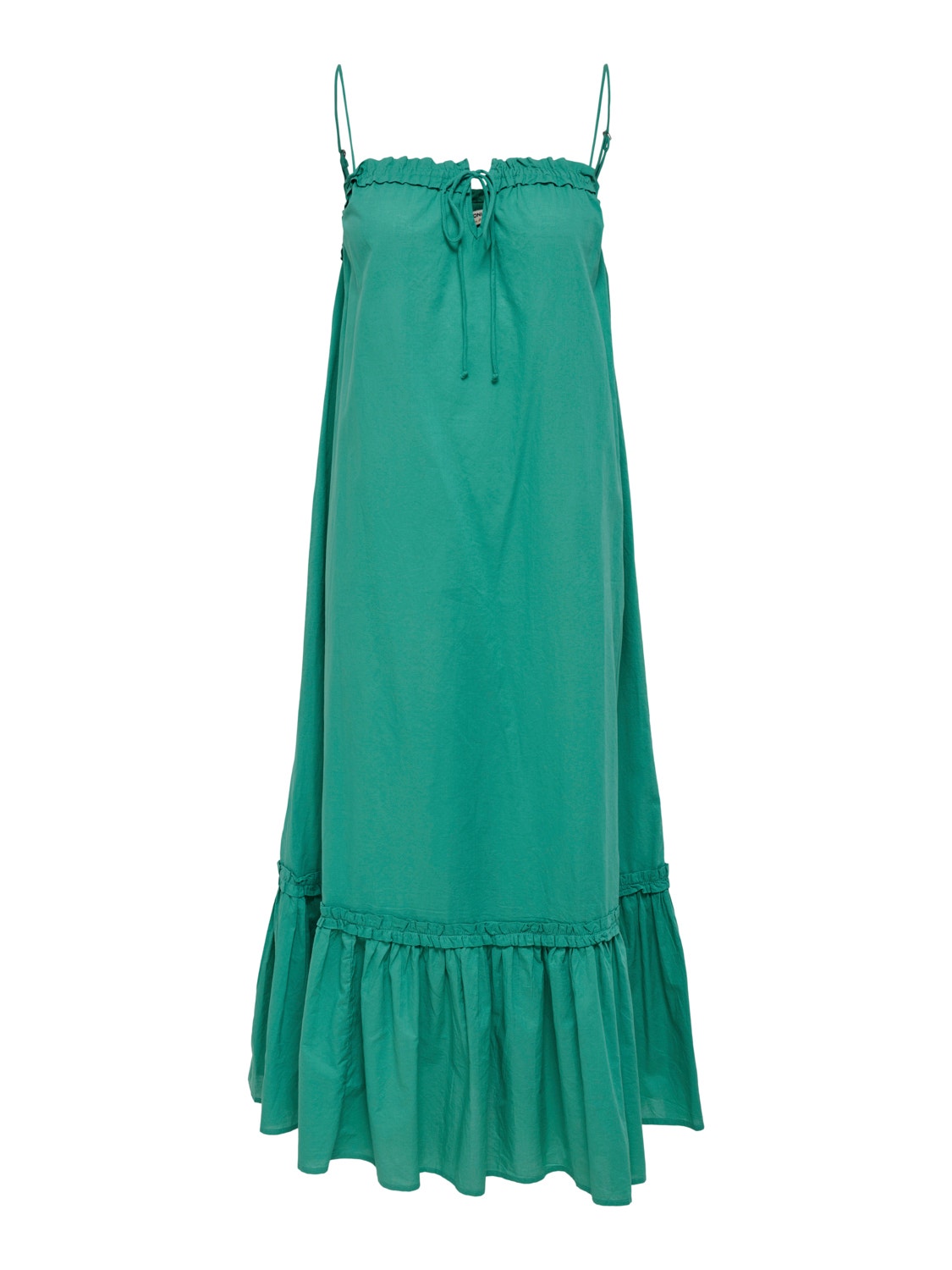 ONLY Regular fit O-hals Lange jurk -Marine Green - 15256546