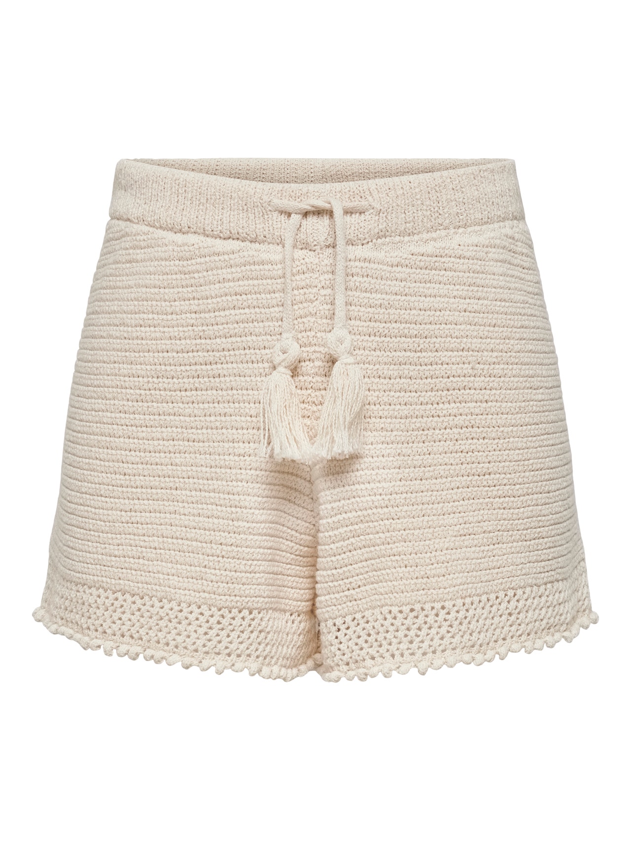 ONLY Crochet Shorts -Ecru - 15256565