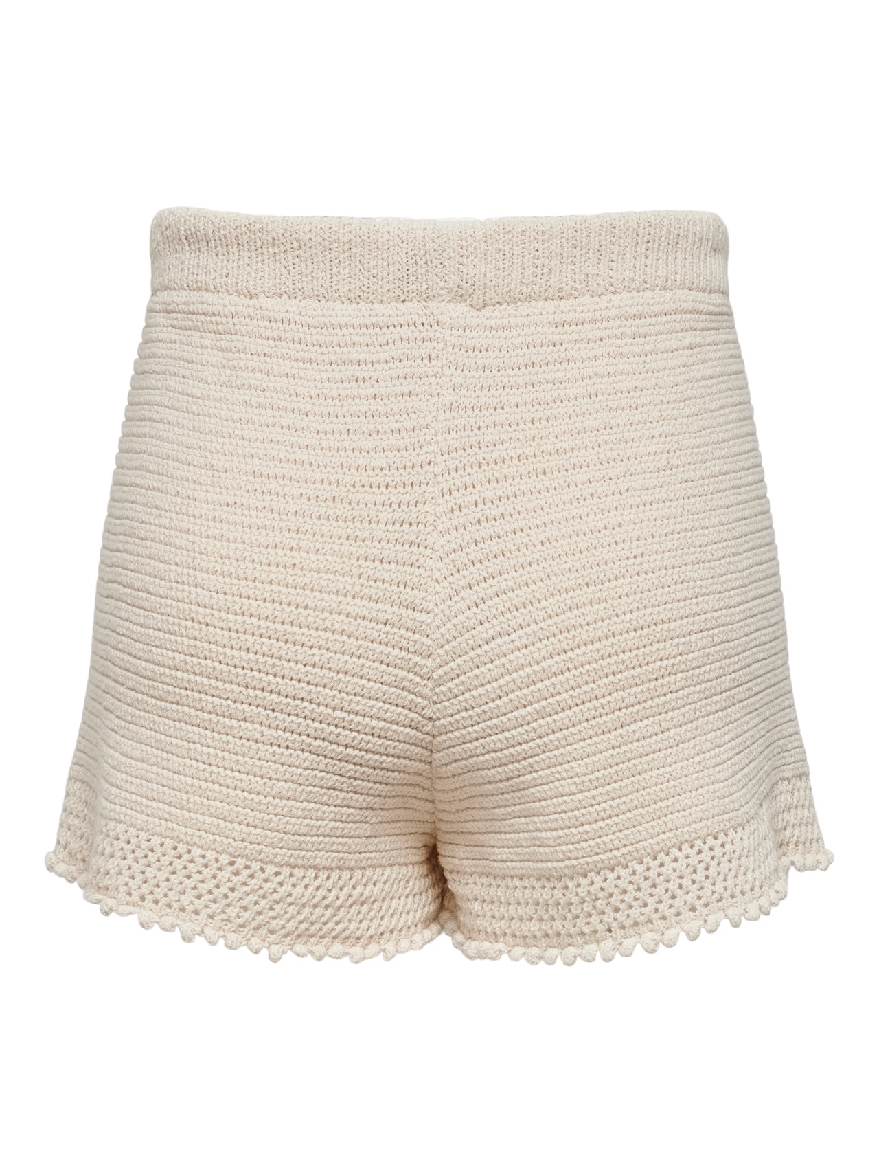 ONLY Crochet Shorts -Ecru - 15256565