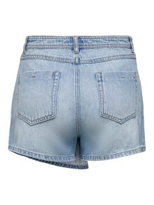 ONLY Mid waist Mini skirt -Light Blue Denim - 15256608