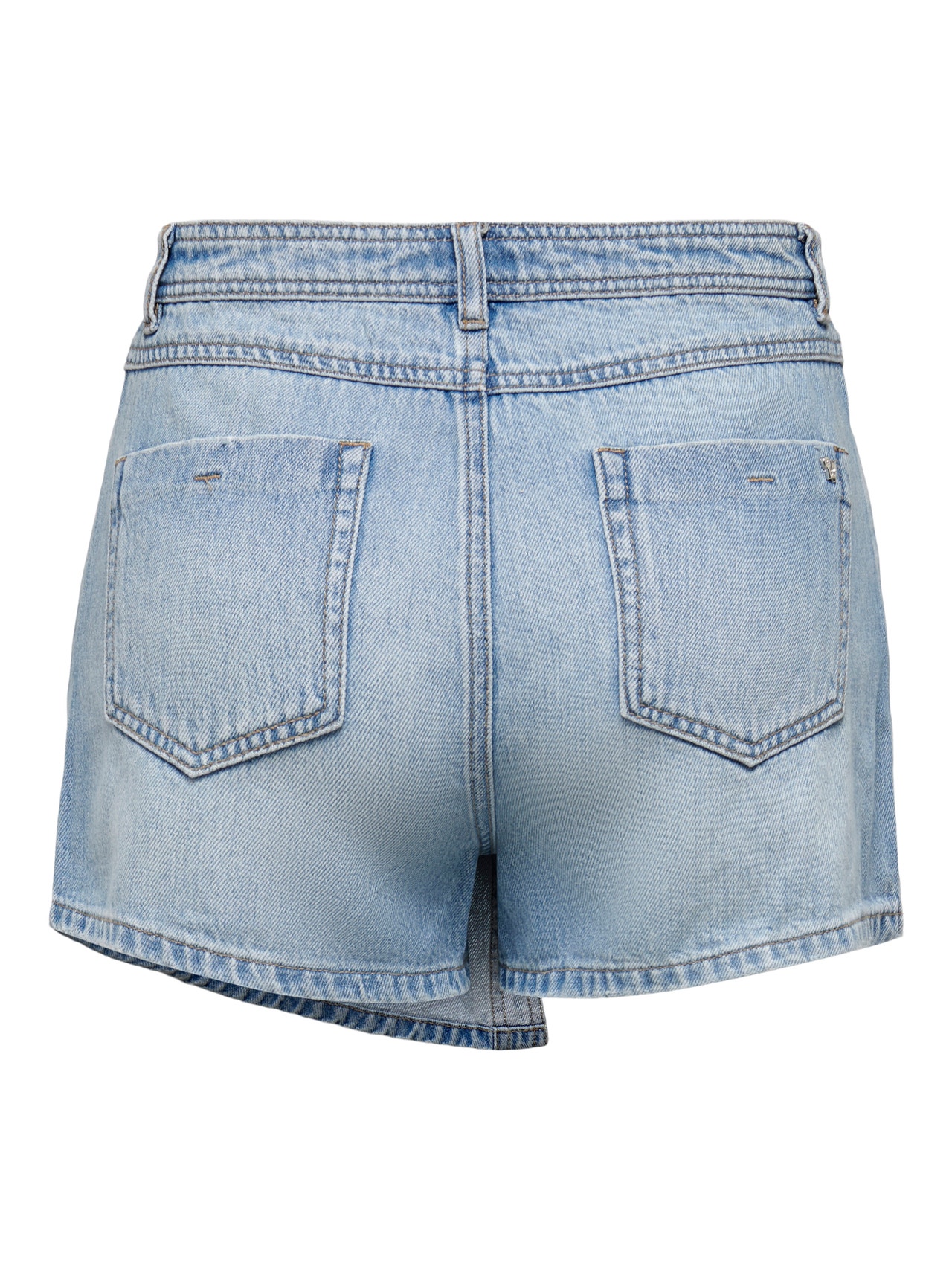 ONLY Mid waist Mini skirt -Light Blue Denim - 15256608