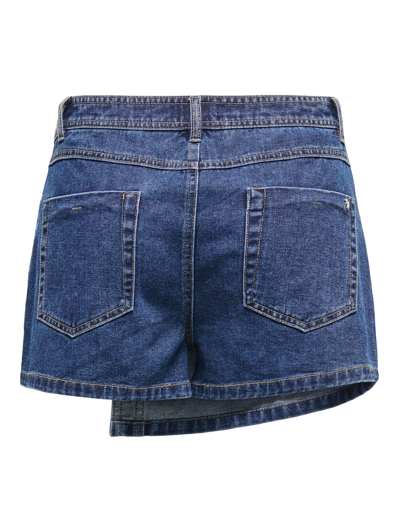 ONLY Keskmine vöökoht Miniseelik -Dark Blue Denim - 15256608