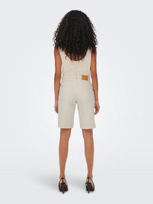 ONLY Regular Fit High waist Shorts -Ecru - 15256709