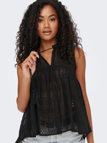 ONLY Sleeveless top -Black - 15256739
