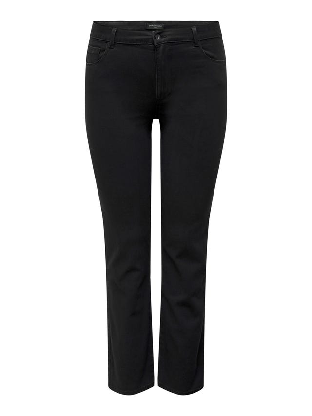 ONLY CARAUGUSTA HW ST DNM JEANS  BLACK NOOS - 15256784