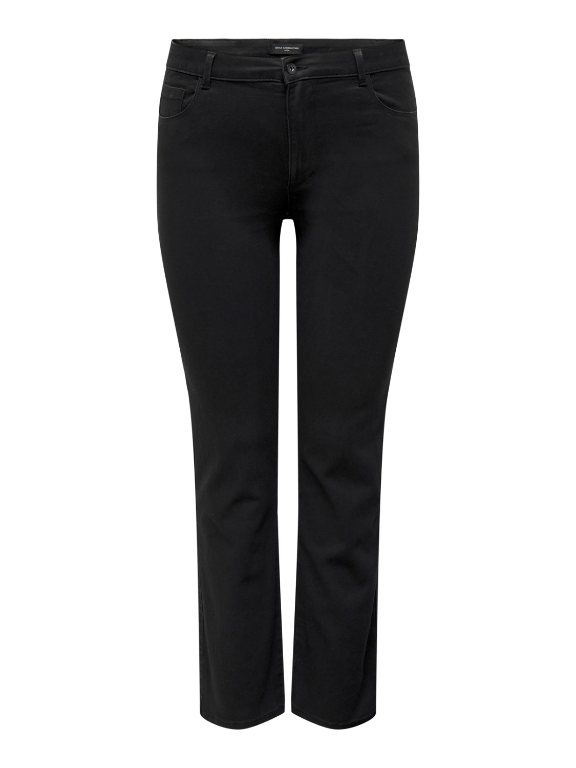 ONLY Curvy CARAugusta taille haute Jean droit -Black - 15256784