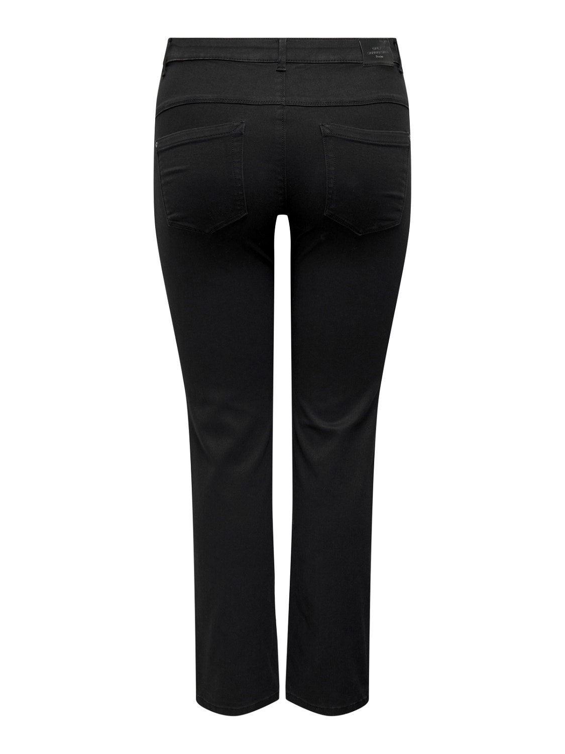 ONLY Curvy CARAugusta highwaisted Straight fit-jeans -Black - 15256784