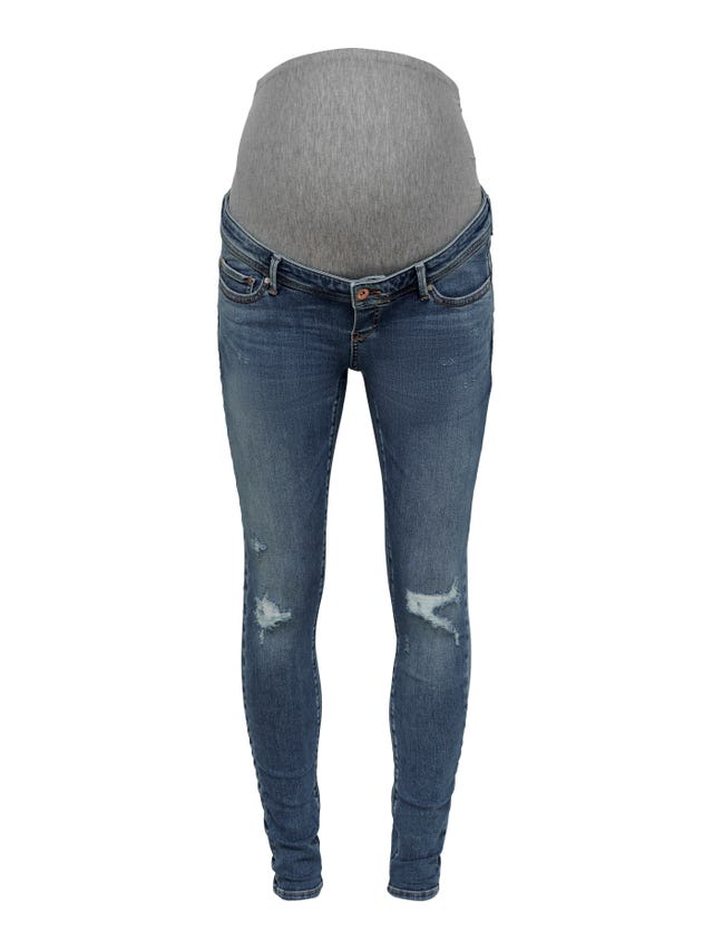 ONLY OLMCoral Ankle Destroyed Skinny Fit Jeans - 15256821