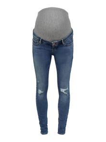 ONLY OLMCORAL Skinny Fit Džíny -Medium Blue Denim - 15256821