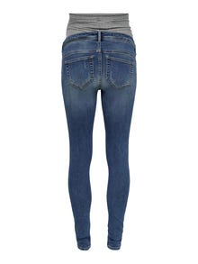 ONLY OLMCORAL Skinny Fit Džíny -Medium Blue Denim - 15256821