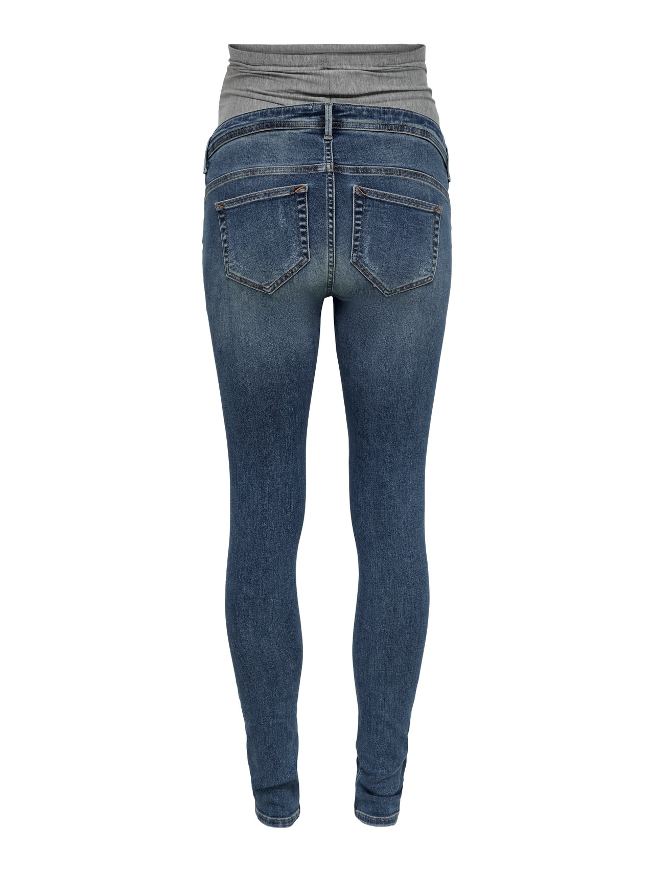 ONLY Skinny fit Versleten zoom Jeans -Medium Blue Denim - 15256821