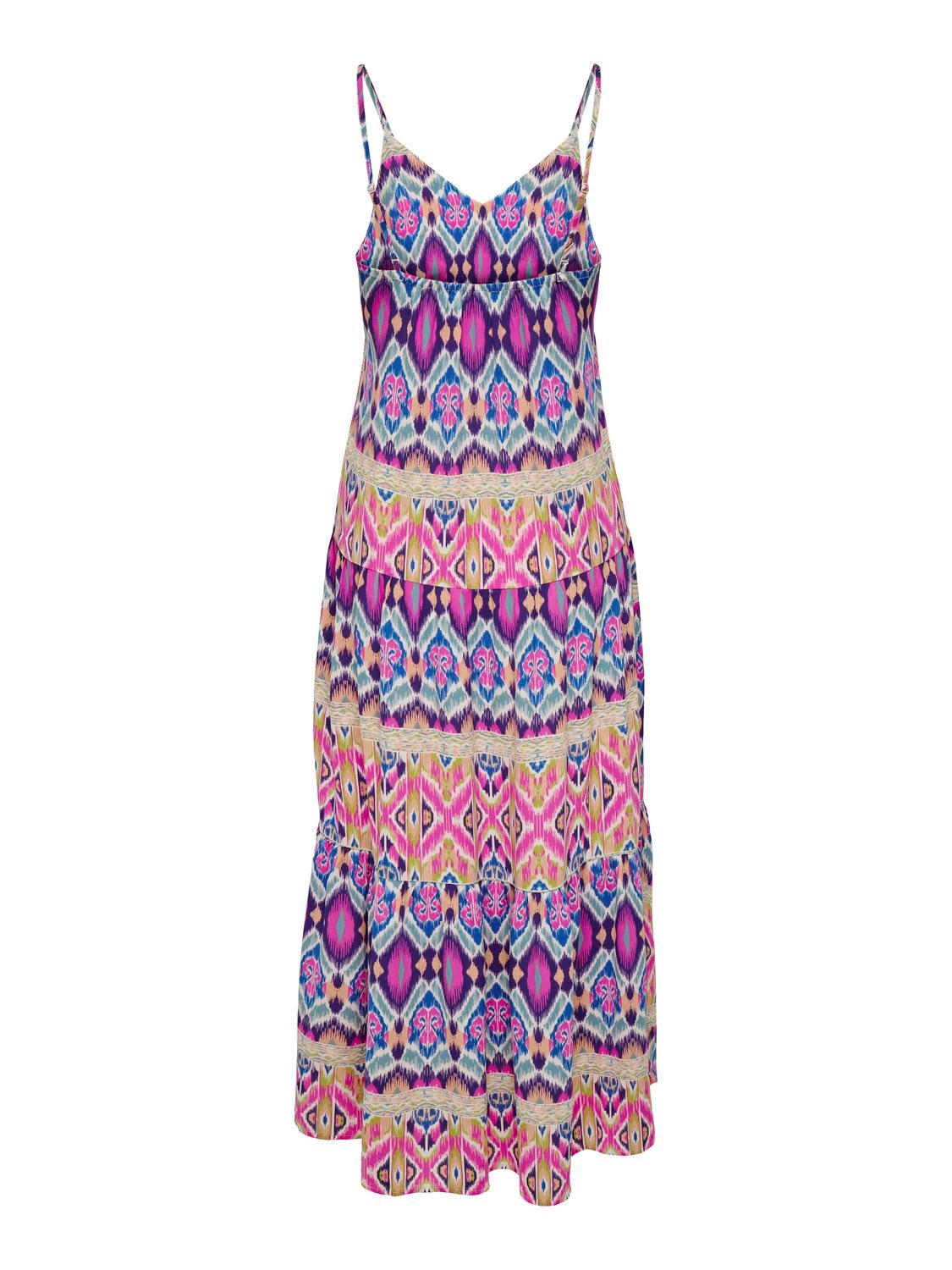 ONLY V-neck sleeveless maxi dress -Pink Cosmos - 15256834