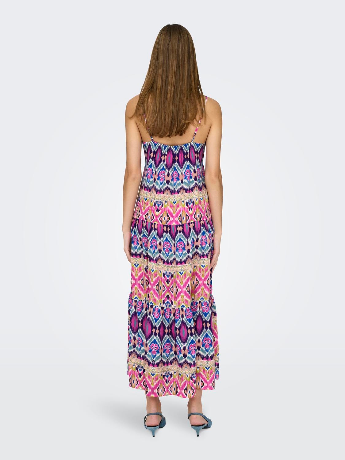 ONLY V-neck sleeveless maxi dress -Pink Cosmos - 15256834