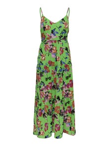 ONLY Patterned strap midi dress -Island Green - 15256836