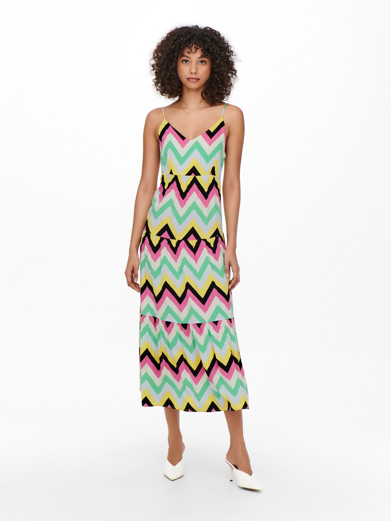 ONLY ONLALMA Long dress -Cloud Dancer - 15256836